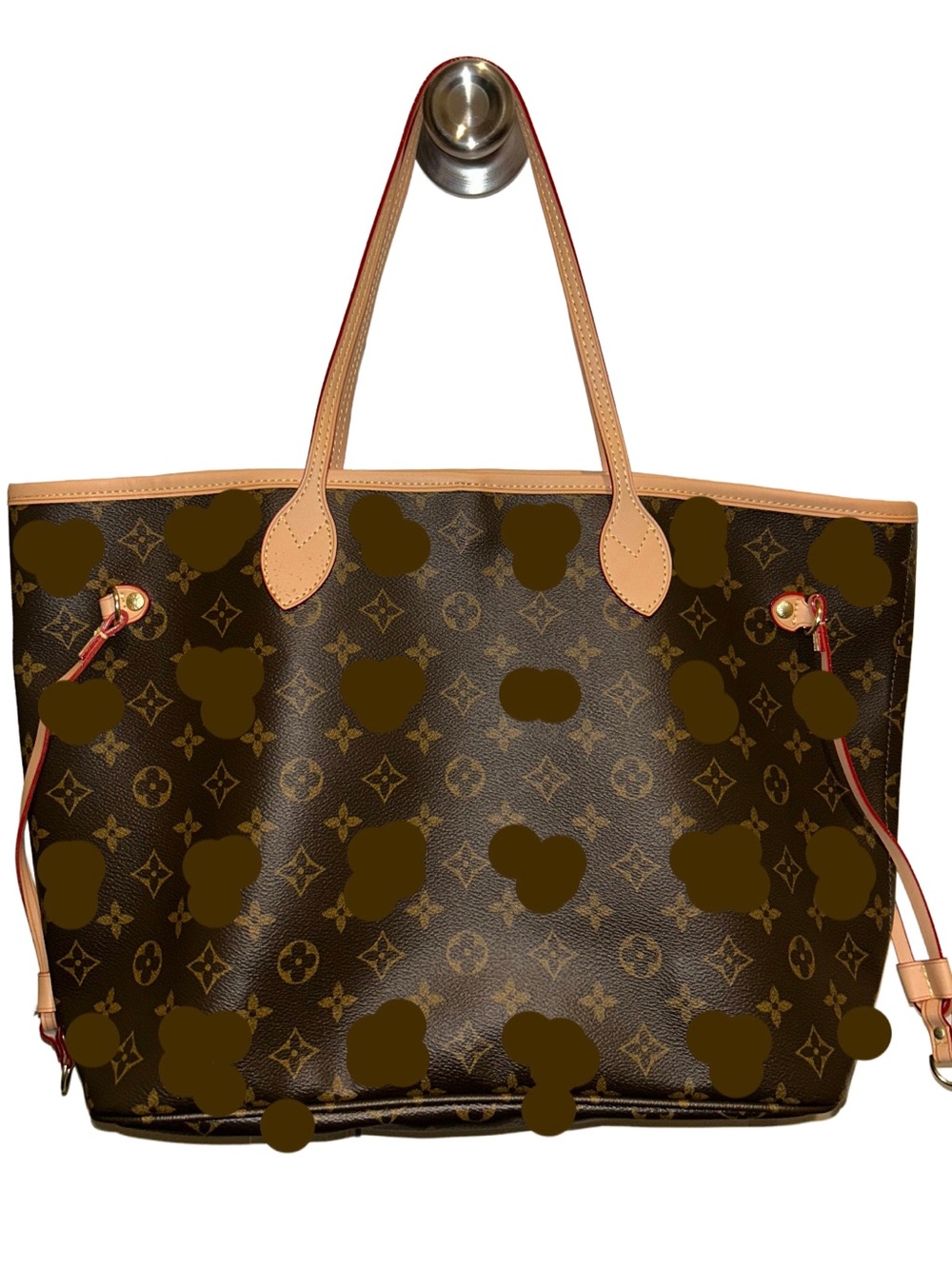 brown and tan large tote bag
